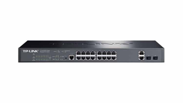 TP-LINK 16口百兆企業(yè)級二層網(wǎng)管交換機
