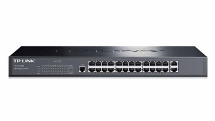 TP-LINK 24口網管上聯(lián)交換機